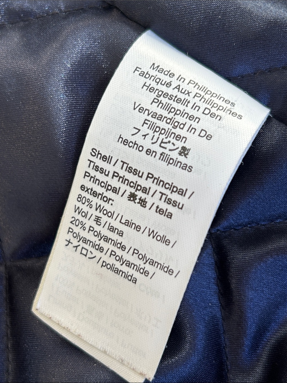 J.Crew Lodge Coat in Italian Stadium Cloth Wool Size 4 Tall - Picture 8 of 8